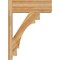Ekena Millwork Merced Block Rough Sawn Outlooker, Western Red Cedar, 8"W x 22"D x 30"H OUT08X22X30MRC05RWR - alternate 3